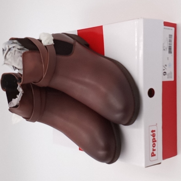 Propet Leather Tatum Ankle‎ Boots Brown 9.5WW - Picture 12 of 12